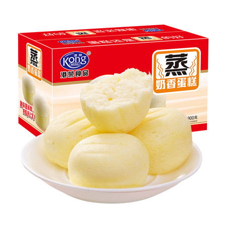 港荣奶香蒸蛋糕900g 营养糕点 好吃不上火图片大全 邮乐官方网站